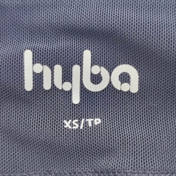 Hyba athletic / yoga pants leggings dark grey geometric design women's size XS - Picture 5 of 11